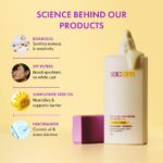 SIX:AM 3-in-1 Korean Sunscreen SPF 50 PA++++ with 2% Niacinamide & Bisabolol | Anti-ageing & Brightening Sun screen for Sensitive, oily and dry skin | Lightweight, Non-Sticky Serum + Moisturiser + Sunscreen for Sun Protection | No White Cast - Image 5