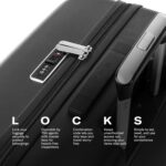 Samsonite Large 8 Wheels Spinner Trolley Bag Suitcase for Travel Staren 75 Cms Polycarbonate Hardsided Check-in Luggage Spinner Trolley Bag, Matte Green - Image 5