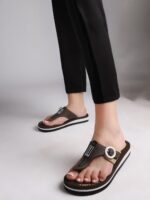 Duosoft Flip Flop for Women | Soft Comfortable | Breathable | Fashionable | Stylish | Trendy | Super soft | Lightweight | Anti-Slip Sole | Indoor & Outdoor |DW-34-Brown - Image 3