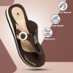 Duosoft Flip Flop for Women | Soft Comfortable | Breathable | Fashionable | Stylish | Trendy | Super soft | Lightweight | Anti-Slip Sole | Indoor & Outdoor |DW-34-Brown - Image 7