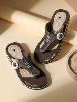 Duosoft Flip Flop for Women | Soft Comfortable | Breathable | Fashionable | Stylish | Trendy | Super soft | Lightweight | Anti-Slip Sole | Indoor & Outdoor |DW-34-Brown - Image 8