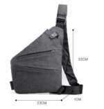 Anti-theft Travel Bag, Anti-Theft Bag, Anti-Theft Bag, Anti-Theft Shoulder Bag for Women, Nylon Chest Bag for Men and Women, Lightweight, Simple and Large Capacity - Image 10