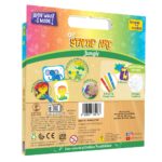 Imagimake Stamp Art Jungle Coloring & Stamping Set for Girls & Boys 3 Years +, Multicolor - Image 5