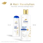 Dove Intense Repair Shampoo 340 ml || Repairs Dry and Damaged Hair || Strengthening Shampoo for Smooth & Strong Hair - Image 4