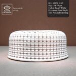 AL INAM ICH Style Reversible Islamic Prayer Cap Premium Embroidered Namazi Topi Muslim Cap (Model No. R-68) Fabric - Image 4
