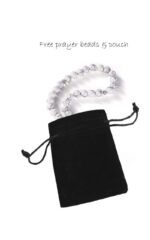 Prayer Rug Muslim Mat Islamic Thick Large Padded Sajadah for Kids Men Women with Islam Prayer Beads for Eid Travel Ramadan - Soft Luxuary Great for Knees and Forehead (B) - Image 4