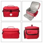 Emergency Kits Organizer Portable Medical Storage Bag for Office Travel red|Health & Beauty | Health Care | First Aid | Kits & Bags - Image 6