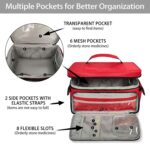 Emergency Kits Organizer Portable Medical Storage Bag for Office Travel red|Health & Beauty | Health Care | First Aid | Kits & Bags - Image 7