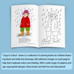 set of 8 coloring books | Vegetables,Fruits,Flowers,Animals,Vehicles,Birds,Shapes,Nursery Rhymes,10 WAX CRAYONS| 3 To 8 Year Old Children Happy Colouring Book Drawing Book For Kids - Image 5