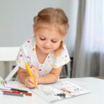 set of 8 coloring books | Vegetables,Fruits,Flowers,Animals,Vehicles,Birds,Shapes,Nursery Rhymes,10 WAX CRAYONS| 3 To 8 Year Old Children Happy Colouring Book Drawing Book For Kids - Image 6