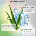 CARYL Germ Protection Wipes With Aloe Vera Extract | Multi-Purpose Disinfectant Wet Wipes for Hands and Surfaces | Anti-Germ Cleansing Facial Wipes | Gentle on Skin, Paraben-Free & Dermatologically Tested - 72 Single Sachets - Image 4