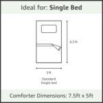 Amazon Brand - Solimo Microfibre Reversible Comforter, Single (Sandy Beige & Walnut Brown, 200 GSM), 50 TC - Image 6