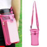 Water Bottle Carrier Trendy Water Bottle Sleeve for Trekking Camping Outdoor Rose Red| Sports Equipment | Outdoor Sports Gear | Exercise Gear - Image 4