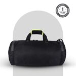 Gear Cross Training 9"/29L Large Water Resistant Duffle Bag | Travel Bag | Gym Bag for Men & Women (Black - Grey) - Image 5