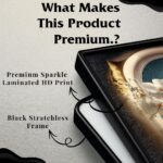 SAF Kaaba & Madina Islamic Arch Shape Set of 3 MDF Framed Painting for Home & Prayer Room Wall Décor | Ya Allah Calligraphy Religious Wall Frame (24 x 36 Inch) RPNM-32506 - Image 6