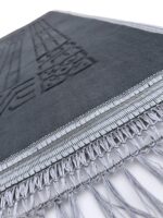 Prayer Rug Muslim Mat Islamic - Thick Large Grey Padded Sajadah for Kids Men Women with Islam Prayer Beads for Eid Travel Ramadan, Soft Luxury Great for Knees and Forehead - Image 4