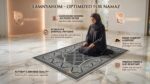 Premium Printed Janamaz - 2 x 4 Feet Large Size Prayer Mat with High-Definition Digital Print, Lightweight & Foldable Velvet Touch Namaz Mat for Home, Travel & Ramadan Gifting (Design 6) - Image 3