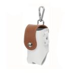 Golf Ball Waist Bag, Carry Pouch With Tee Holder, Buckle, Clip for Women Men Belt (Brown) - Image 6