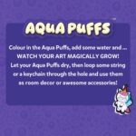 Skillmatics Aqua Puffs - 3D Art Kit, Princesses & Unicorns, Mess-Free Painting Craft for Kids, DIY Colour & Inflate Activity, Travel Toys & Creative Gifts for Girls & Boys Ages 4, 5, 6, 7, 8, 9, 10 - Image 9