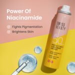 SWISS BEAUTY Protect Maxx Sunscreen Air Mist | SPF 50 PA+++ | With Niacinamide | UVA+UVB Protection For All Skin Type | Even Over Makeup | For Face & Body | 80ml - Image 5
