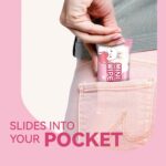 Vitalogy Mini Wet Wipes – 64 Count Pocket Wipes (8 Packs × 8 Wipes) | Alcohol & Fragrance Free | 99% Pure Water Baby & Adult Wet Tissues for Hand, Face & Travel Use (64, Pink) - Image 6