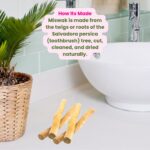 Natural Miswak Stick | Pack of 10 | Traditional Teeth Cleaning Twig | Organic Toothbrush/Toothpick - Image 4