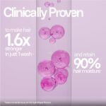 Moxie Beauty Hyaluronic Acid Repair Shampoo | Sulfate-Free & Deep Hydration | Strengthens & Revives Dry Hair | Prevents Frizz & Breakage | 200ml - Image 4