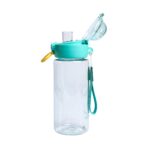 MARKET 99 Green & Transparent Kids Sipper Bottle 600ml | Leak Proof Plastic Water Bottle for School, Travel, Sports, Hiking & Daily Hydration | Lightweight BPA Free Flask for Easy Everyday Carry - Image 5