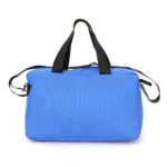 Aivin Square Unisex Bag (Blue-Black) | Small Travel Bag | Mens Gym Bag | Blue & Black Denim Travel Bag for Women - Image 7