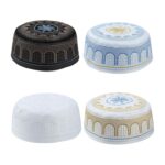 Islamic Muslim Mens Prayer Kufi Hat Skull Cap Turkish Namaz Topi Yellow Clothing, Shoes & Accessories|Mens Accessories|Hats - Image 3