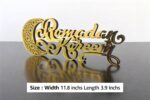 American Elm Ramadan Table Decor Islamic Desktop Decoration Elegant Acrylic Wooden Home Decor 11.8 x 3.9 Inch (30 x 9.9 cm) 1 Pc Ready-to-Display - Image 4