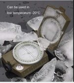 URBAN BOX (Device of C) Professional High Accuracy Metal Waterproof Military Compass for Directions (8 X 6.5 X 3 Cm, Green) - Image 3