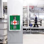 Plantex Metal Emergency First Aid Box for Home/Medical Kit Box for Medicine Storage with Multi Compartments for School, Office - Lockable (Green & White) Big Size, Wall Mount - Image 3