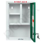 Plantex Metal Emergency First Aid Box for Home/Medical Kit Box for Medicine Storage with Multi Compartments for School, Office - Lockable (Green & White) Big Size, Wall Mount - Image 4