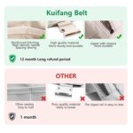 Belt Bag Waist Pack Bum Bag Crossbody Fanny Pack for Women and Men with Adjustable Strap Small Waist Pouch for Travel Workout Running Hiking(Off White) - Image 6