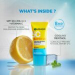Garnier Super UV Cooling Watergel Sunscreen SPF 50 PA++++ | Instant Cooling & 8-hr freshness |Lightweight gel |No white cast |Suitable for oily dry sensitive & combination skin | For men & women,60ml - Image 3