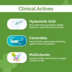 The Derma Co Oil-Free Daily Face Moisturizer | With Hyaluronic Acid, Ceramides & Multivitamins | For Non-Greasy & Hydrated Skin | Prolonged Moisturization | Strengthens Skin Barrier | 100 g - Image 5