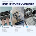 Disinfecting Surface Wipes, Disinfectant Multi Purpose Wet Wipes for Sanitizing Surfaces, 100 Pulls, Lemon, Pack of 1 - Image 7