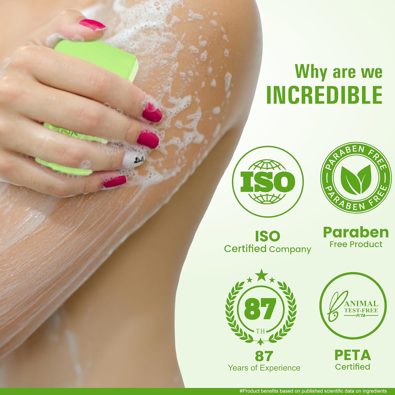 Multani Natural Aloe Vera Soap For Bath (125 Gm - Pack Of 3) | Helps In Reducing Acne | For Deep Hydration & Glow | For Pigmentatio & Sun Damage | Helps Rejuvenate Dull & Tired Skin | Paraben Free | Clinically Tested | For All Skin Types | Soap Bar For Men & Women - Image 7