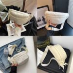 Fanny Bag for Women, Waist Bag for Women & Men, Crossbody Bag with Adjustable Strap, Stylish Waist Pack for Travel, Gym & Outdoor Activities, White - Image 7