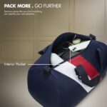 Tommy Hilfiger Polyester 44 cms Navy + White +Red Gym Shoulder Bag (TH/JORDEN081504) - Image 4