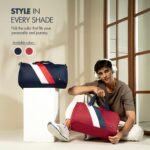 Tommy Hilfiger Polyester 44 cms Navy + White +Red Gym Shoulder Bag (TH/JORDEN081504) - Image 6