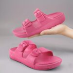 ANNTS Women Black EVA Slipper Sandal | Comfortable| Stylish | Modern Design | Breathable | Slip Resistant | Skin Friendly Material - Image 3