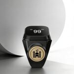 Smart Tasbih Zikr Ring,20mm (10) Muslim Digital Azan Alarm Clock,APP Support Digital Counter Prayer Reminder Rings, Waterproof 4 Digit Finger Counter for Muslims - Image 4