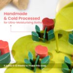 Nat Habit Cold Processed Tomato Basil AHA-BHA Soap | De-Tan & Pigmentation Relief | Natural Lactic & Salicylic Acid | UV Protection | Handmade | Sulphate & Paraben Free | Pack of 2 X 125g - Image 4