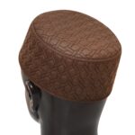 Muslim Namaz Cap Premium Cotton Islamic Topi | Breathable Skull Cap for Men | Ideal for Prayer, Eid, Hajj & Umrah - Image 4