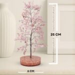 Rose Quartz Crystal Orgonite Tree for Home Decor | Healing Crystal Tree for Love, Positive Energy, Vastu & Feng Shui | Rose Quartz Money Tree for Bedroom, Meditation & Spiritual Gift - Image 6