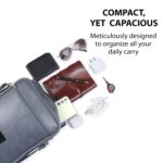 GOLD SKY Shade Stylish PU Leather Sling Cross Body Travel Office Messenger One Side Shoulder Bag for Men - Image 5