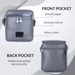 GOLD SKY Shade Stylish PU Leather Sling Cross Body Travel Office Messenger One Side Shoulder Bag for Men - Image 6