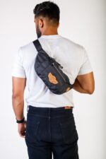 GUARDIANGEARS Kato Waist Pouch, Fanny Pack Money Belt Biking Cycling Travel Hiking Men & Women YKK Zippers (Charcoal Black) - Image 4